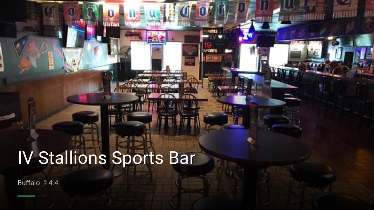 IV Stallions Sports Bar - Sports Bars in Buffalo
