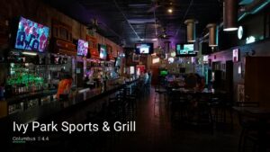 Ivy Park Sports & Grill — Sports bars in Columbus