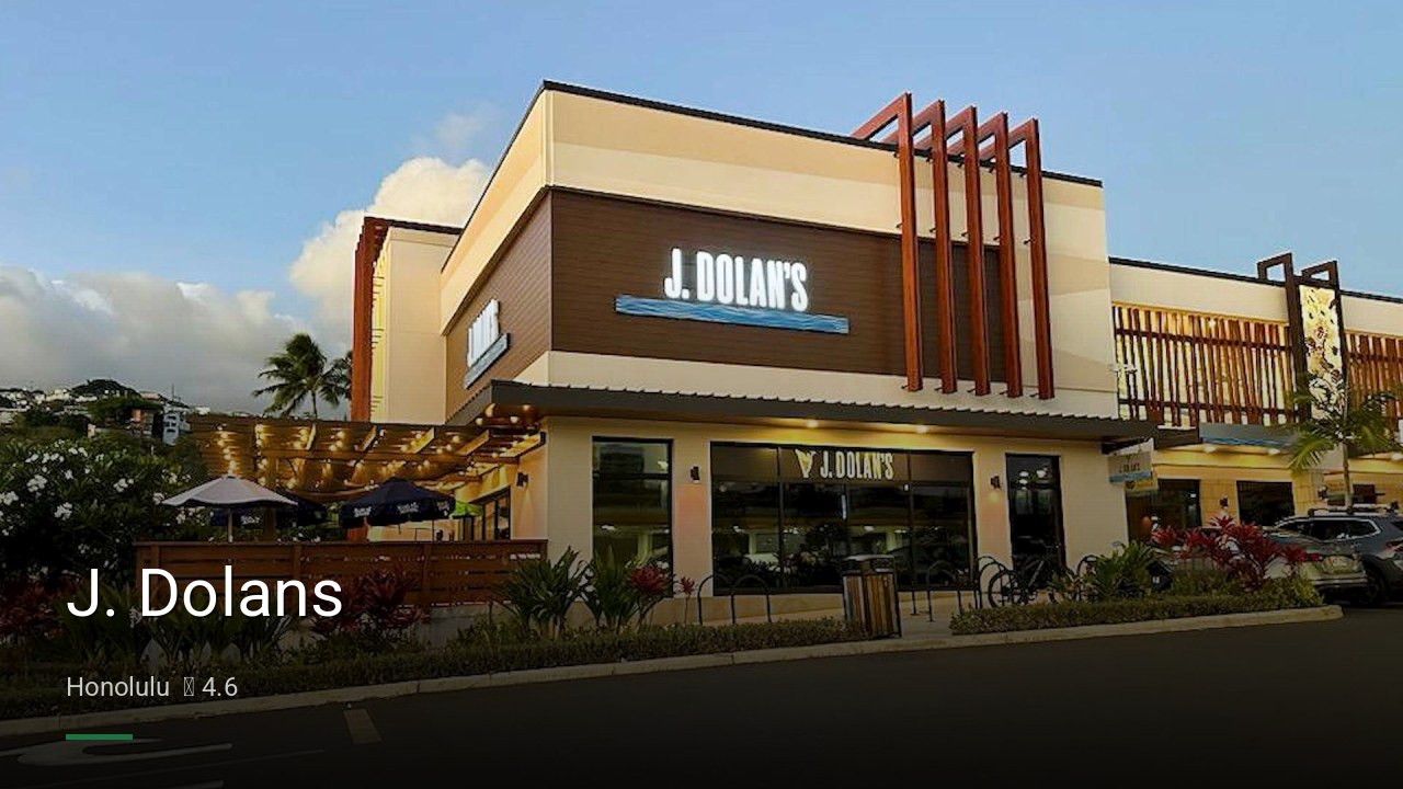 J. Dolans - Sports Bars in Honolulu