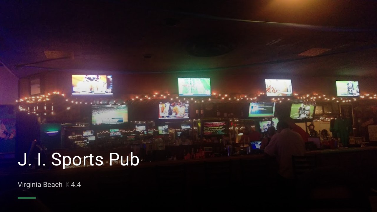J. I. Sports Pub - Sports Bars in Virginia Beach