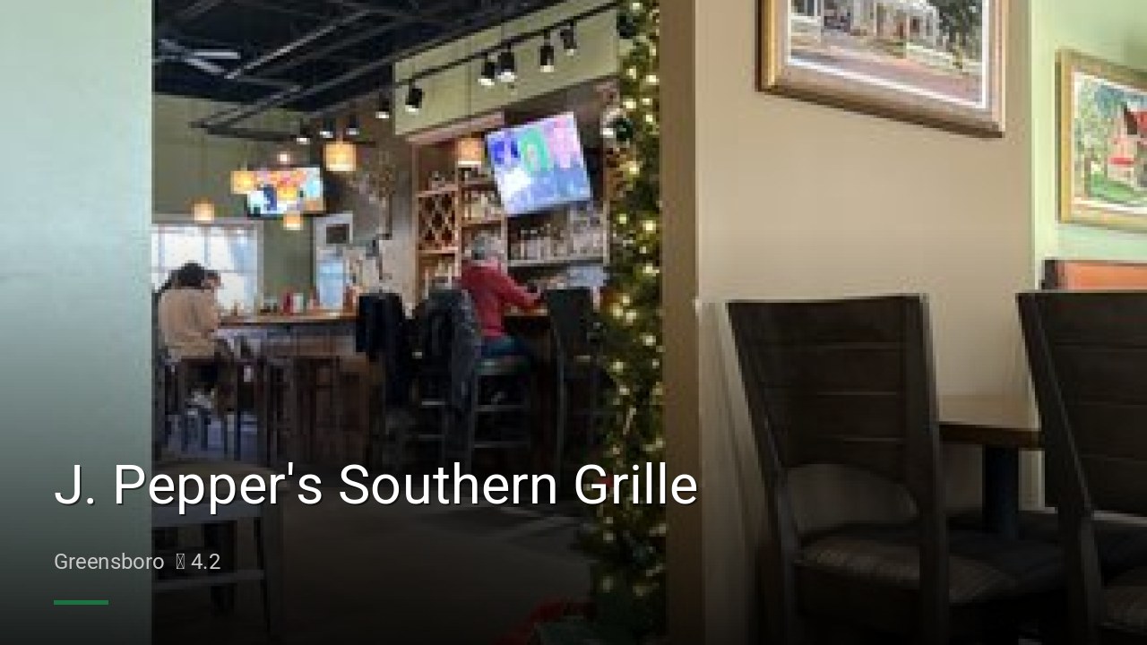J. Pepper's Southern Grille - Sports Bars in Greensboro