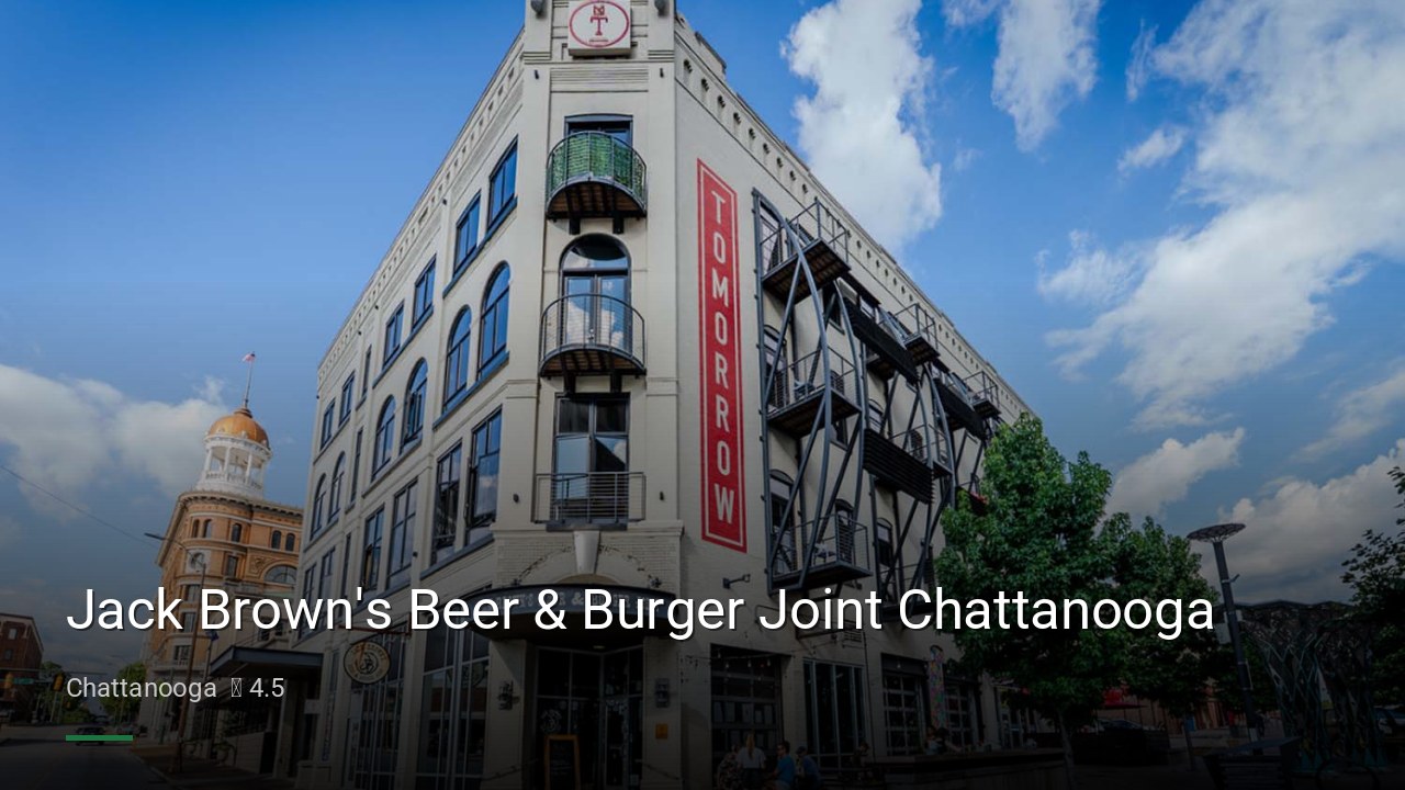 Jack Brown's Beer & Burger Joint Chattanooga - Sports Bars in Chattanooga