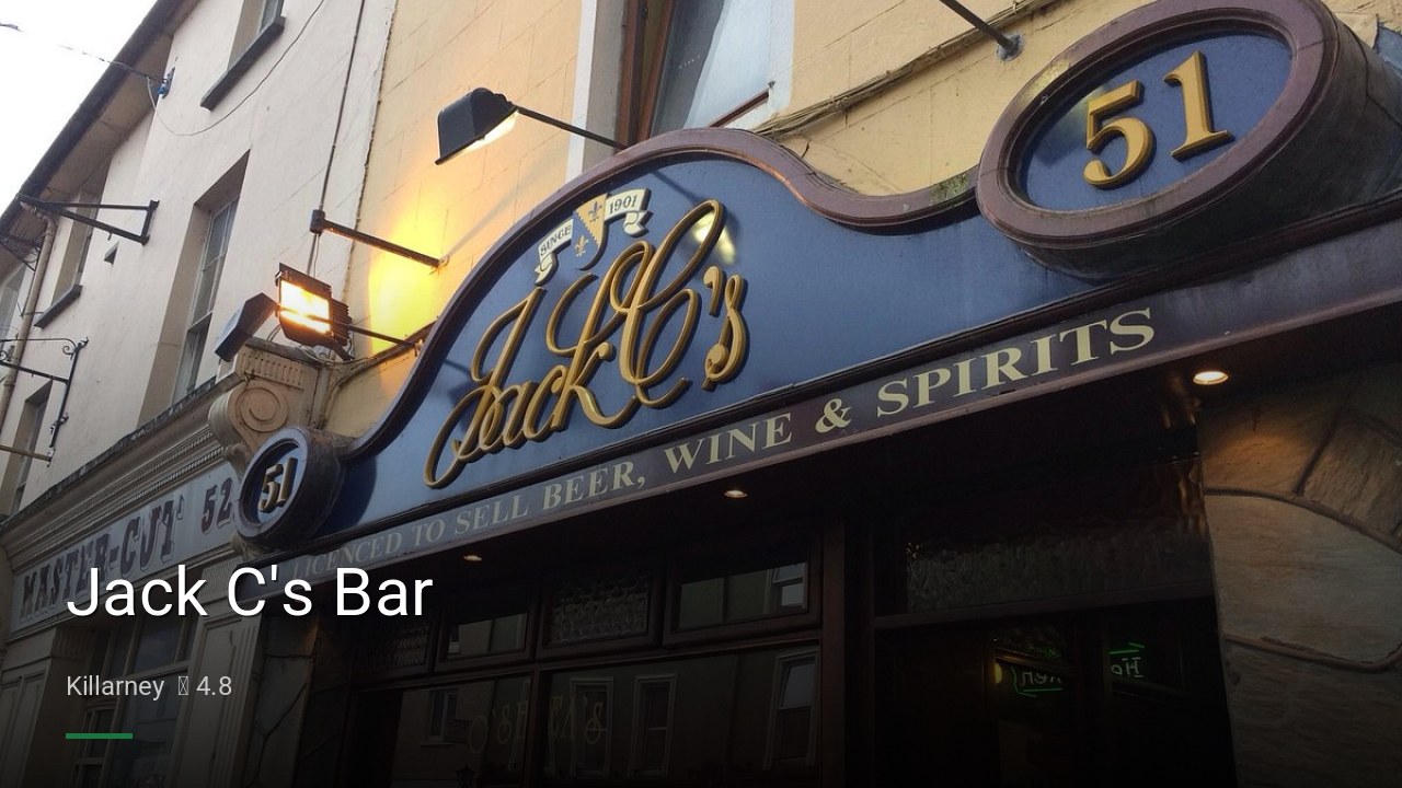 Jack C's Bar - Sports Bars in Killarney