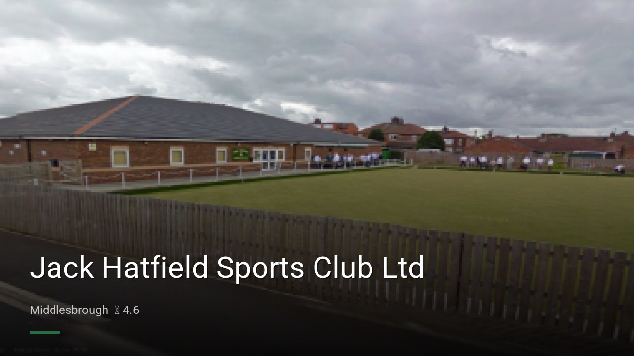 Jack Hatfield Sports Club Ltd - Sports Bars in Middlesbrough