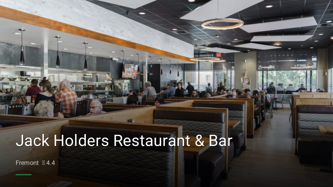 Jack Holders Restaurant & Bar - Sports Bars in Fremont