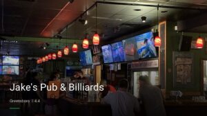Jake’s Pub & Billiards — Sports bars in Greensboro