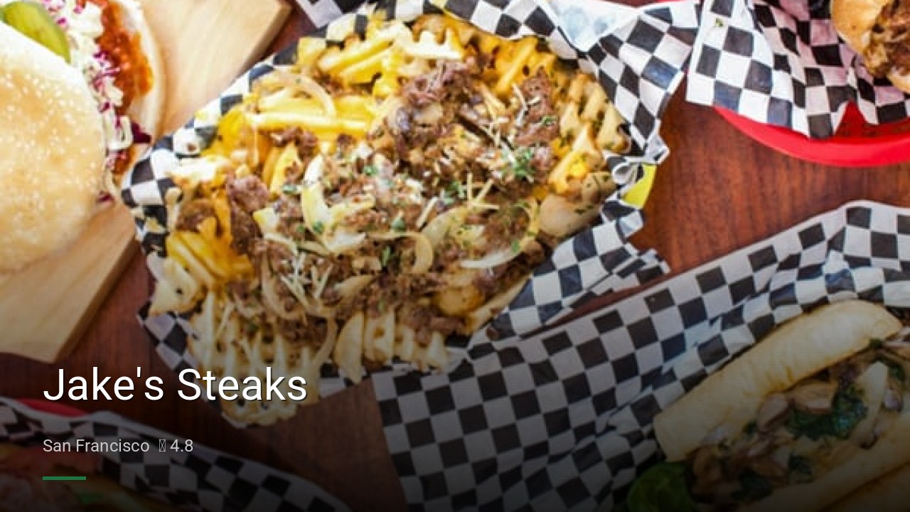 Jake's Steaks - Sports Bars in San Francisco