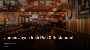 James Joyce Irish Pub & Restaurant — Sports bars in Baltimore