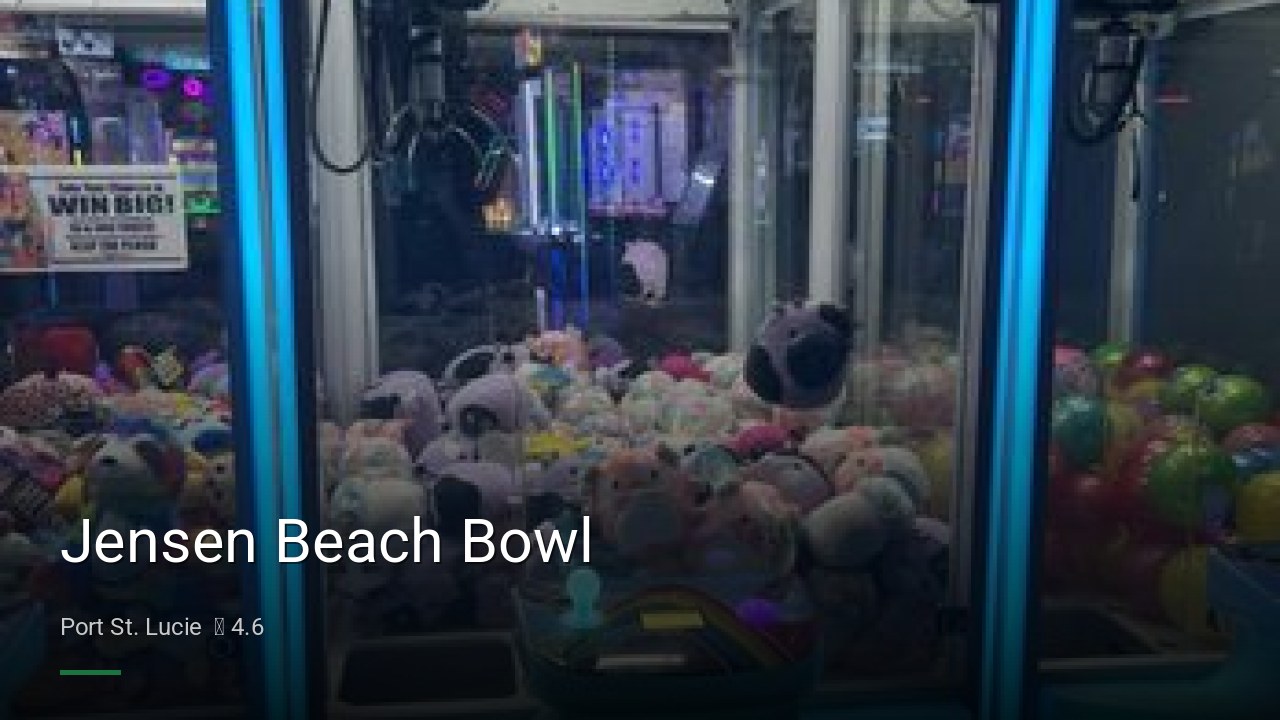 Jensen Beach Bowl - Sports Bars in Port St. Lucie