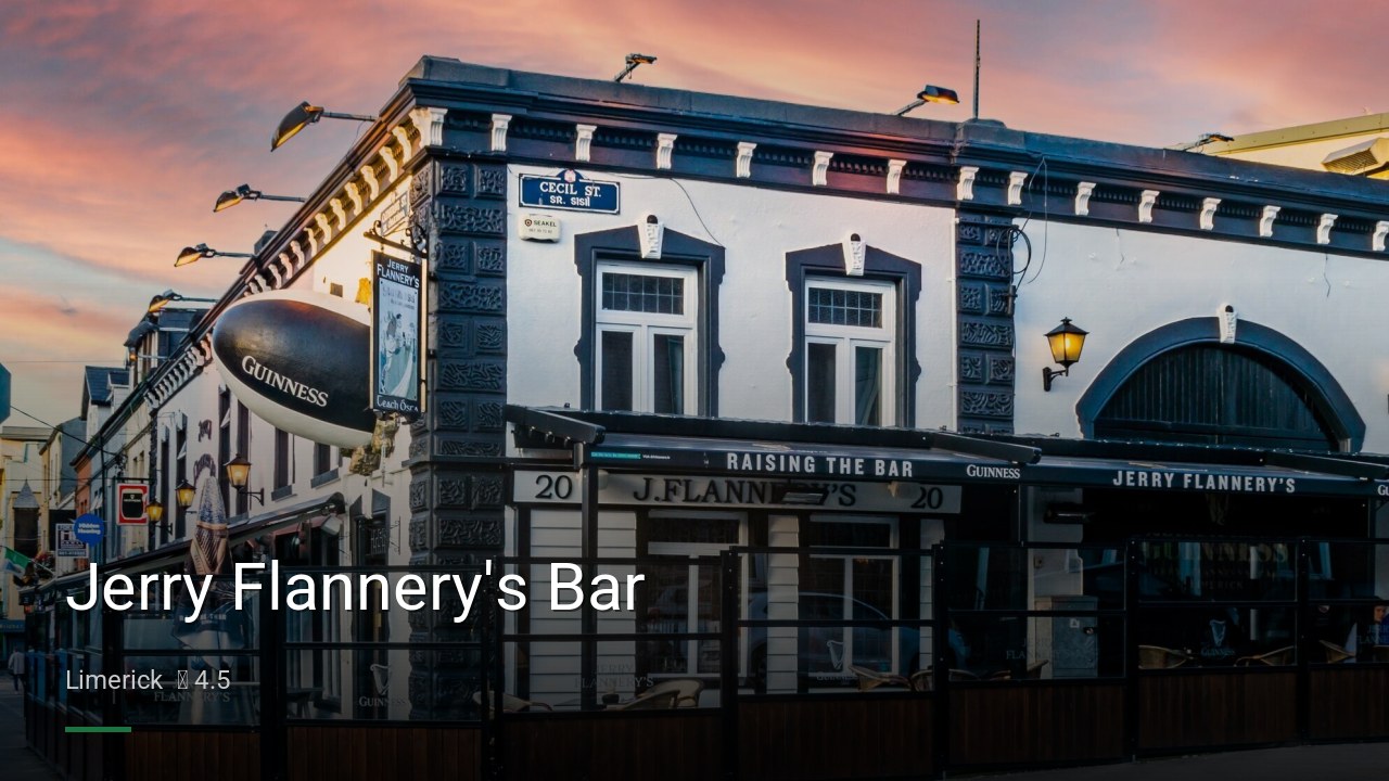Jerry Flannery's Bar - Sports Bars in Limerick