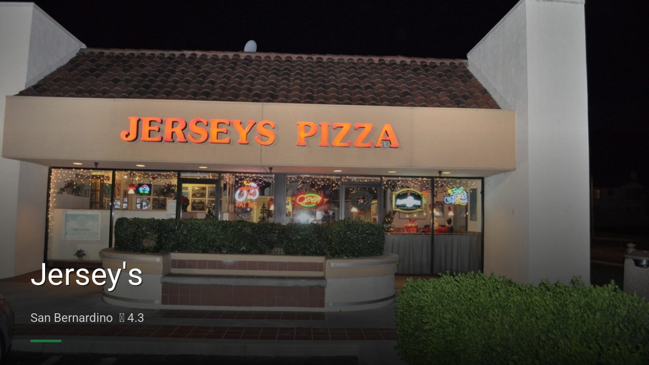 Jersey's - Sports Bars in San Bernardino