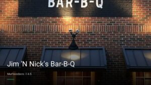 Jim ‘N Nick’s Bar-B-Q — Sports bars in Murfreesboro