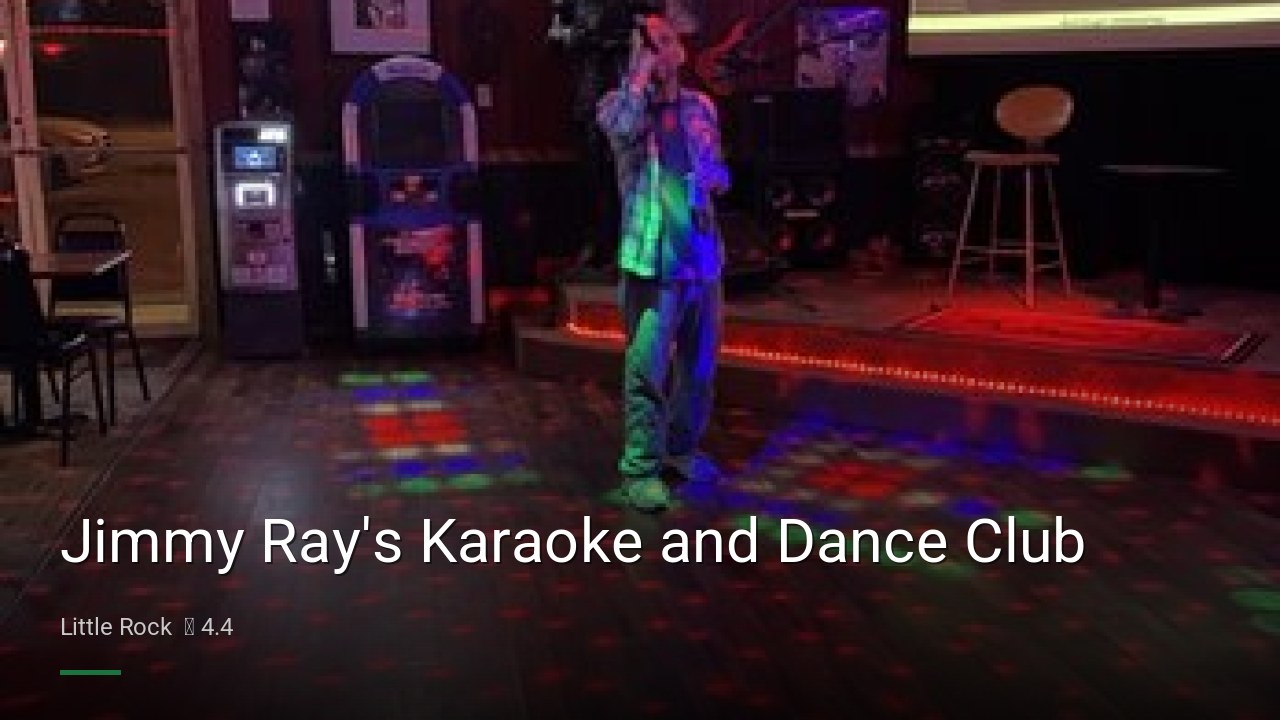 Jimmy Ray's Karaoke and Dance Club - Sports Bars in Little Rock