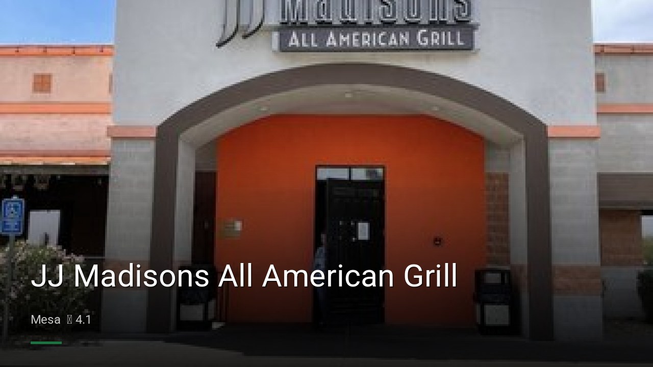 JJ Madisons All American Grill - Sports Bars in Mesa