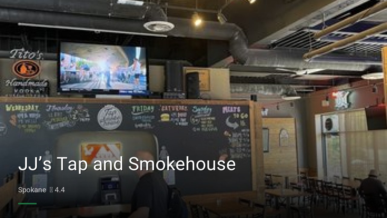 JJ’s Tap and Smokehouse - Sports Bars in Spokane