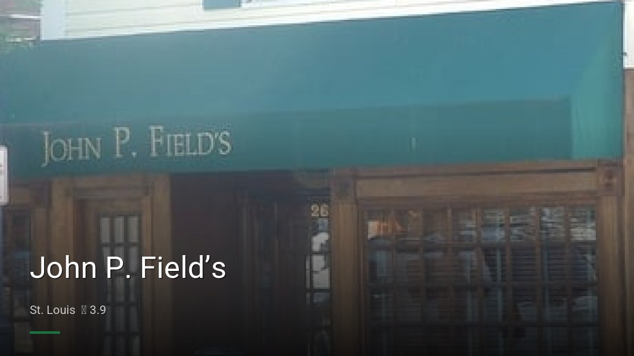 John P. Field’s - Sports Bars in St. Louis