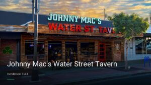Johnny Mac’s Water Street Tavern — Sports bars in Henderson