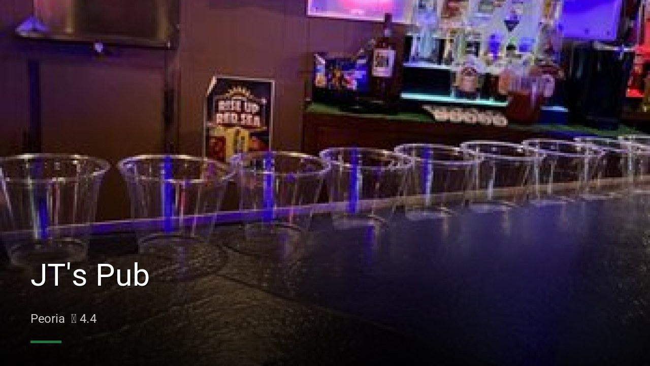 JT's Pub - Sports Bars in Peoria