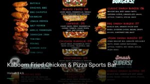 Kaboom Fried Chicken & Pizza Sports Bar — Sports bars in Hialeah