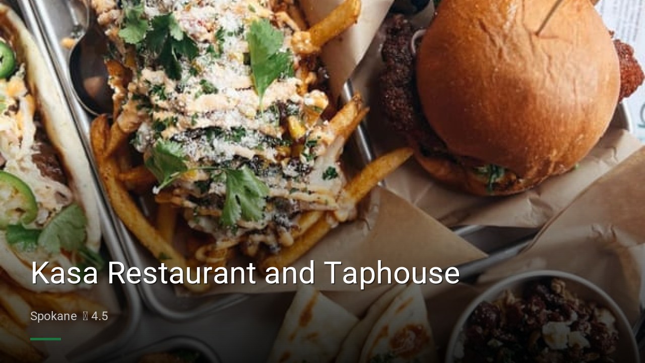 Kasa Restaurant and Taphouse - Sports Bars in Spokane