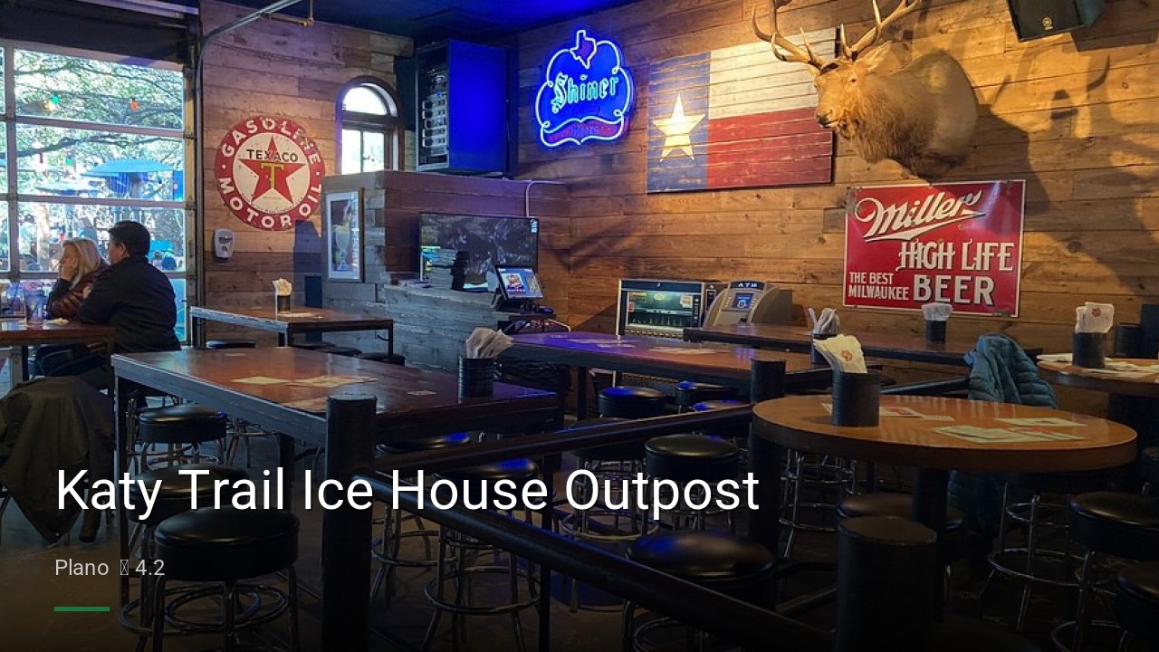 Katy Trail Ice House Outpost - Sports Bars in Plano