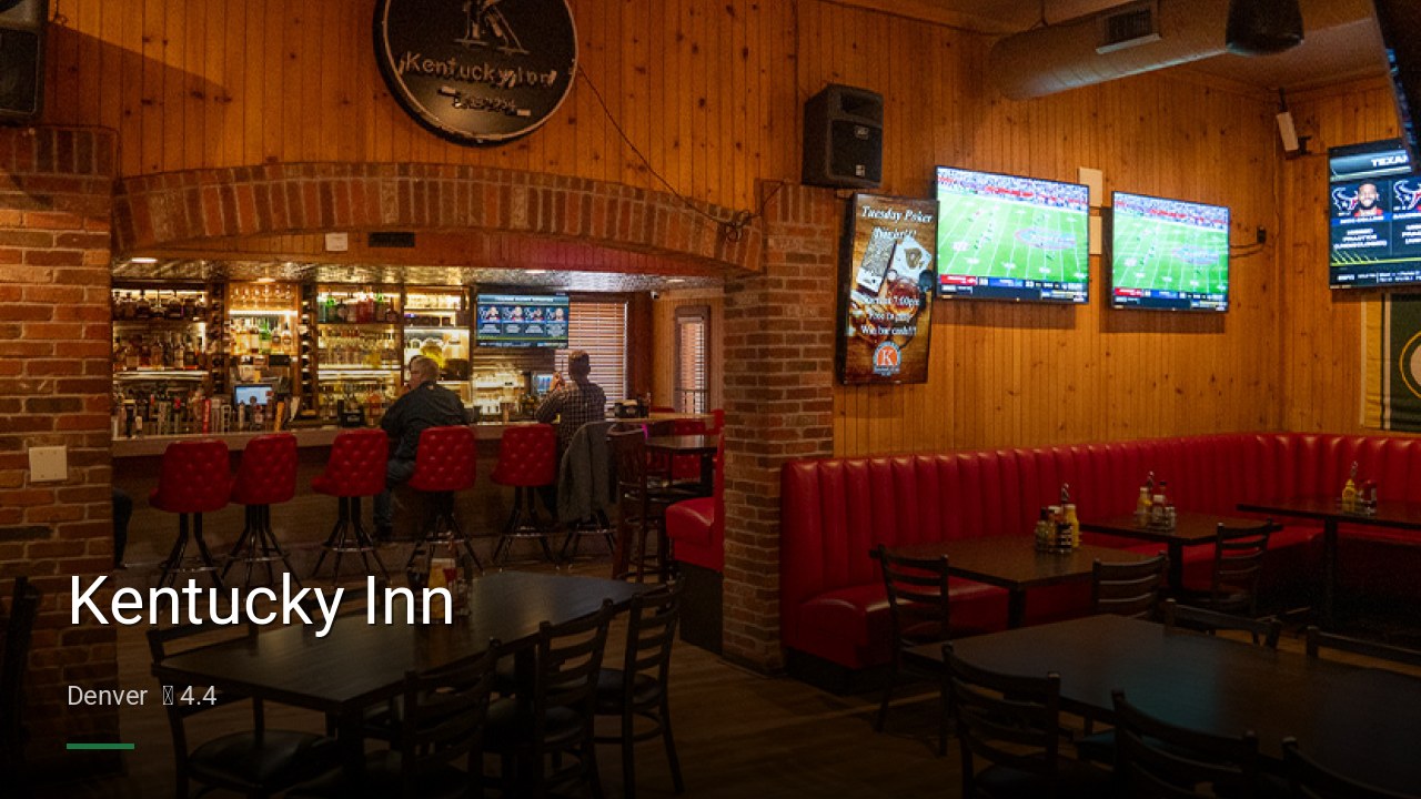 Kentucky Inn - Sports Bars in Denver