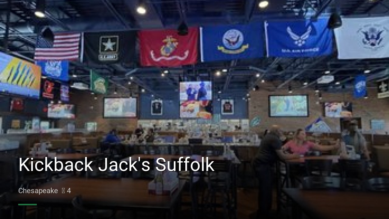 Kickback Jack's Suffolk - Sports Bars in Chesapeake