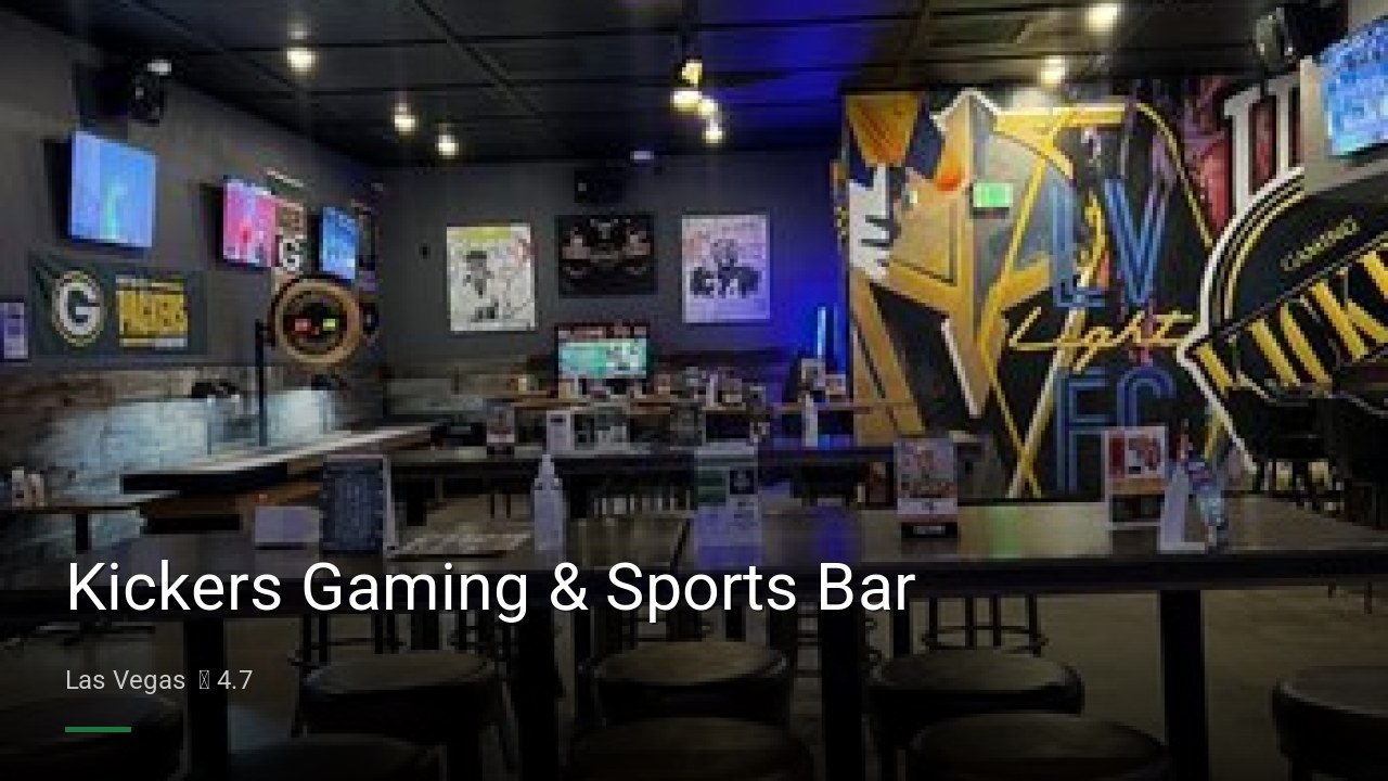 Kickers Gaming & Sports Bar — Sports bars in Las Vegas