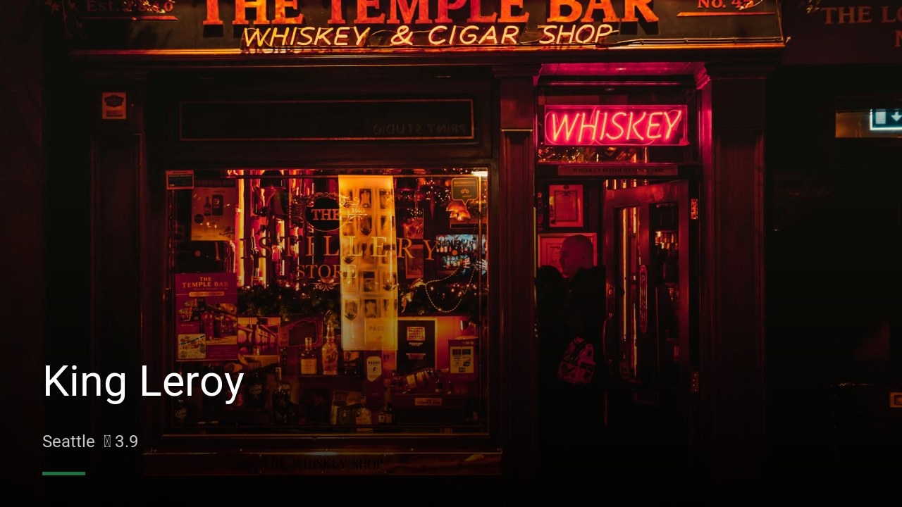King Leroy — Sports bars in Seattle