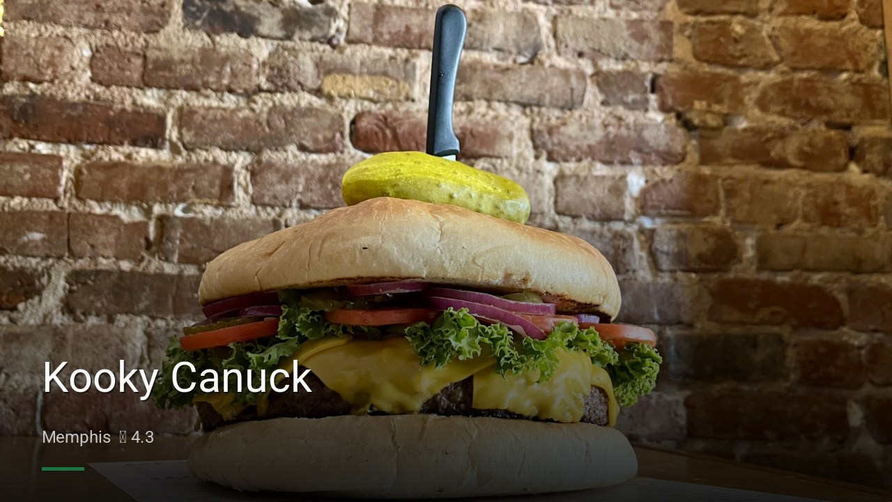 Kooky Canuck - Sports Bars in Memphis