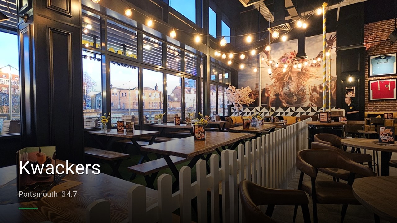 Kwackers — Pubs in Portsmouth