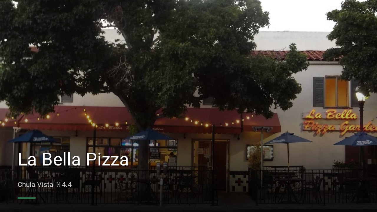 La Bella Pizza - Sports Bars in Chula Vista