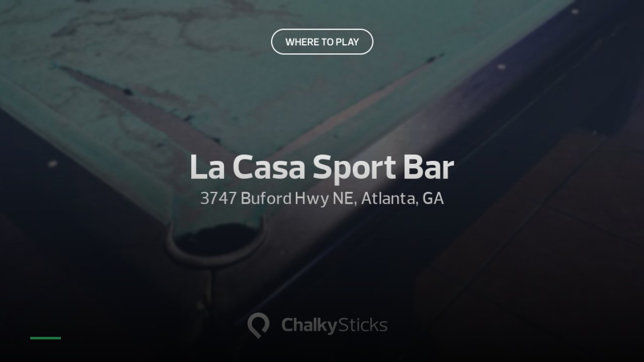 La Casa Sport Bar - Sports Bars in Atlanta