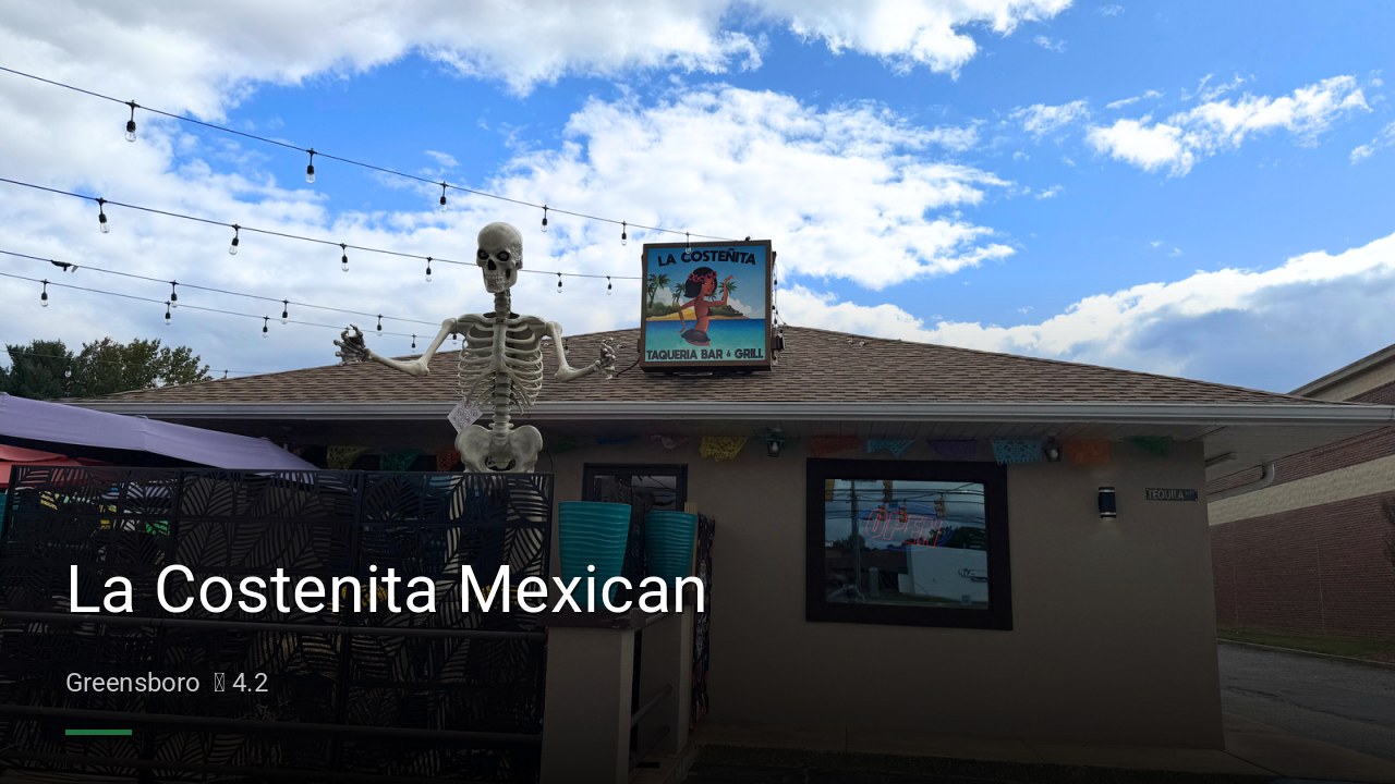 La Costenita Mexican - Sports Bars in Greensboro
