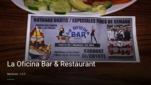 La Oficina Bar & Restaurant — Sports bars in Modesto