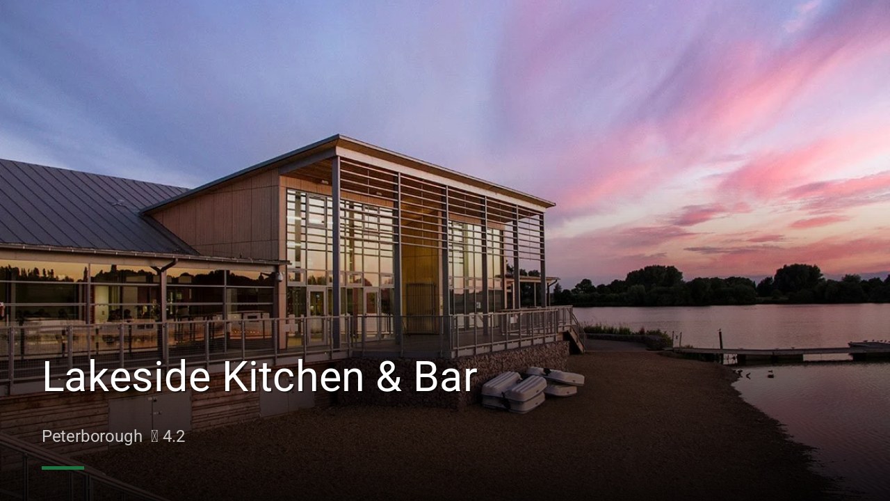 Lakeside Kitchen & Bar - Sports Bars in Peterborough