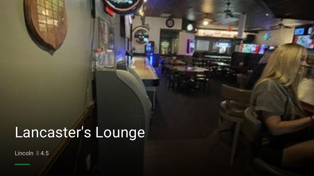 Lancaster's Lounge - Sports Bars in Lincoln