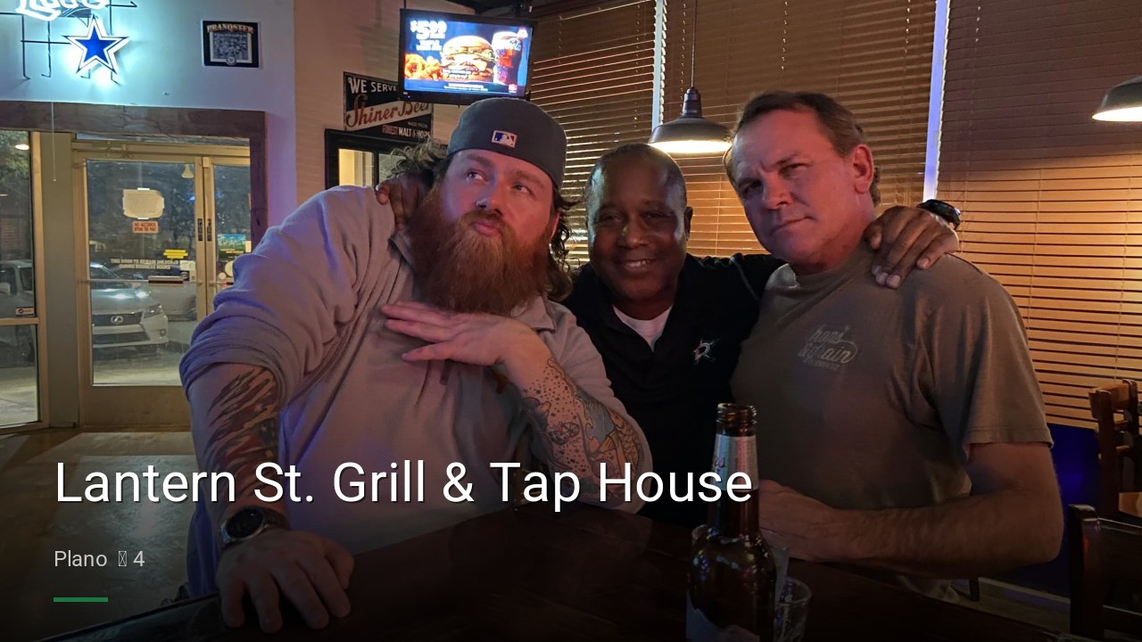 Lantern St. Grill & Tap House - Sports Bars in Plano