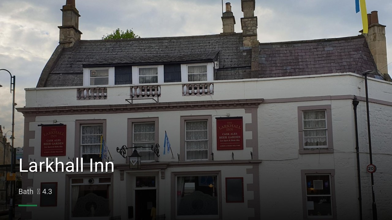 Larkhall Inn - Sports Bars in Bath