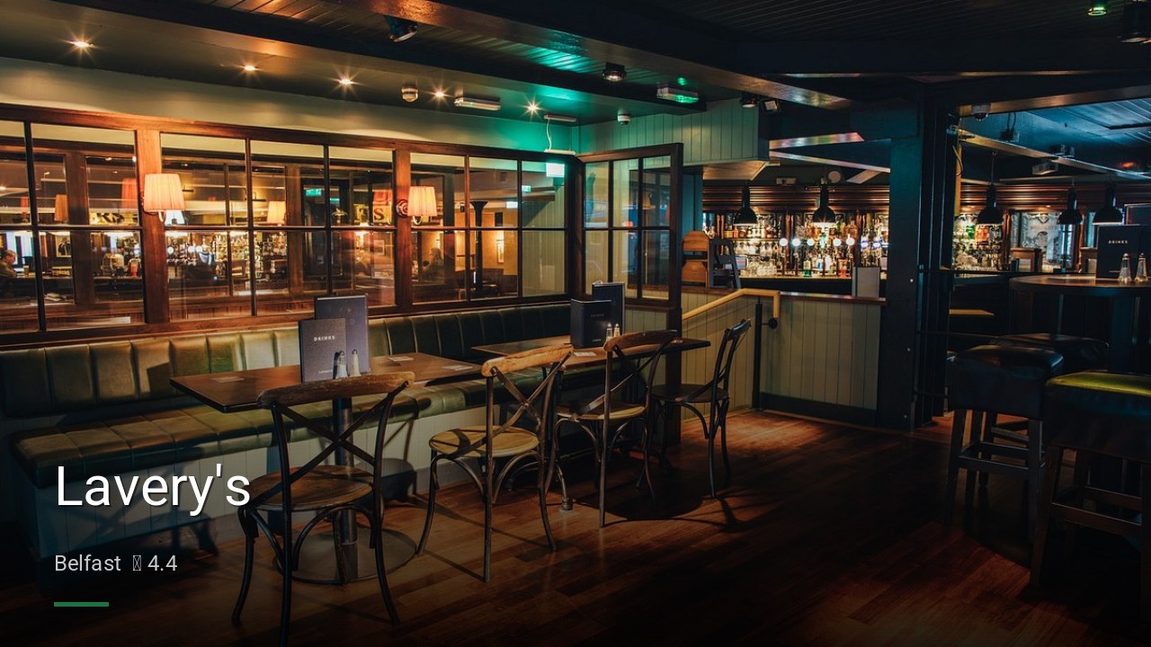 Lavery's - Sports Bars in Belfast