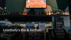 Leadbelly’s Bar & Kitchen — Pubs in Crawley