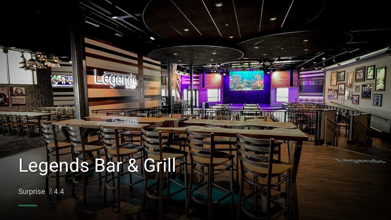 Legends Bar & Grill - Sports Bars in Surprise