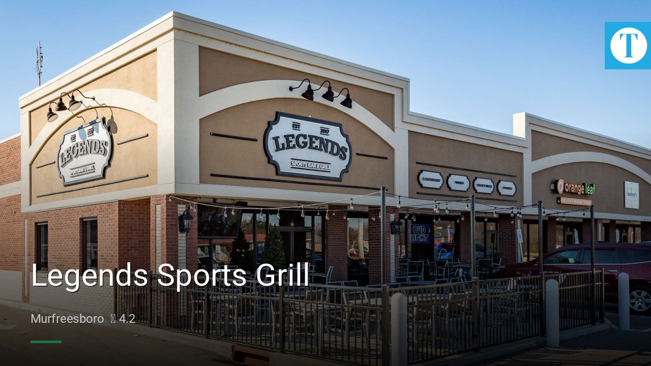 Legends Sports Grill - Sports Bars in Murfreesboro