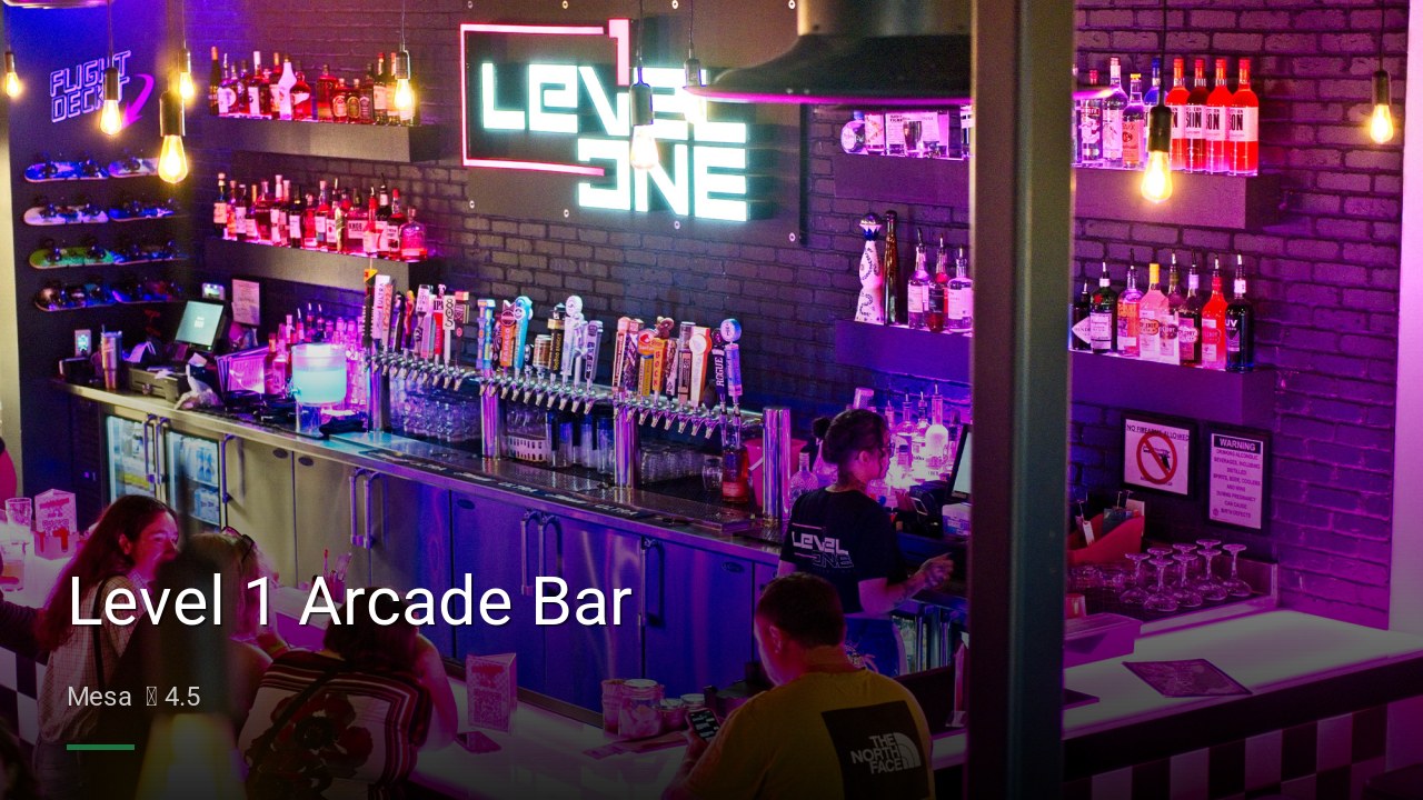 Level 1 Arcade Bar - Sports Bars in Mesa