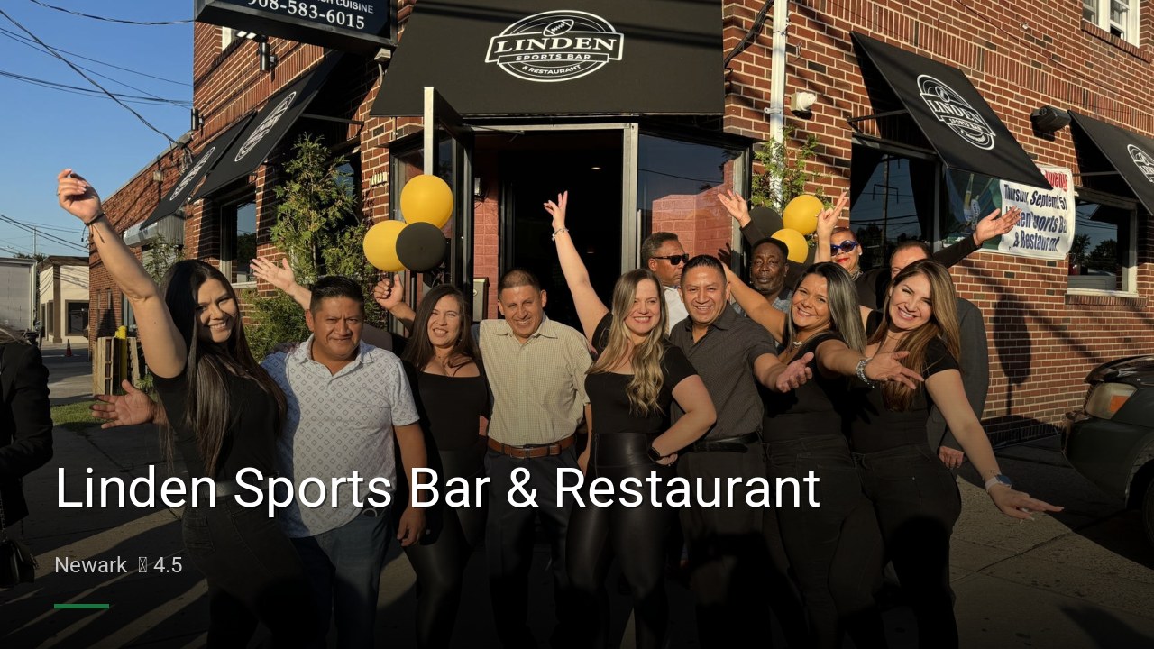 Linden Sports Bar & Restaurant - Sports Bars in Newark