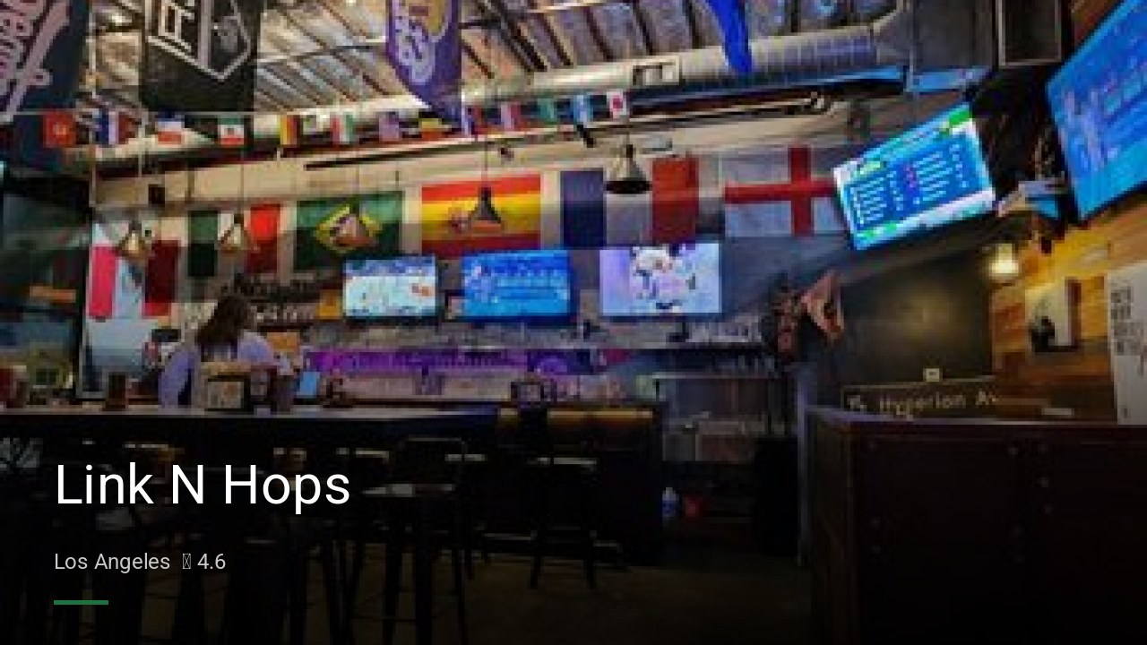 Link N Hops - Sports Bars in Los Angeles