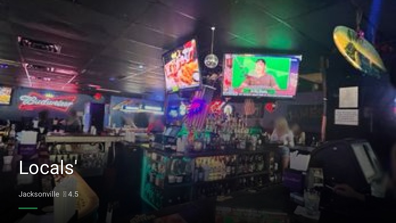 Locals' - Sports Bars in Jacksonville