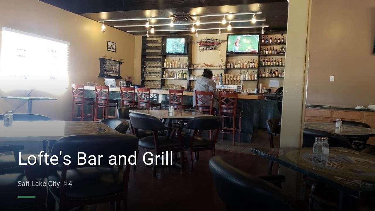 Lofte's Bar and Grill - Sports Bars in Salt Lake City