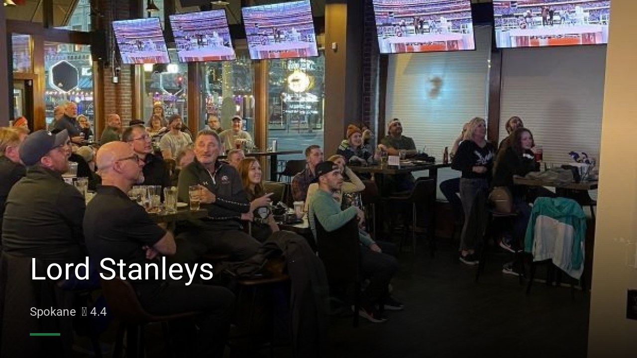 Lord Stanleys - Sports Bars in Spokane