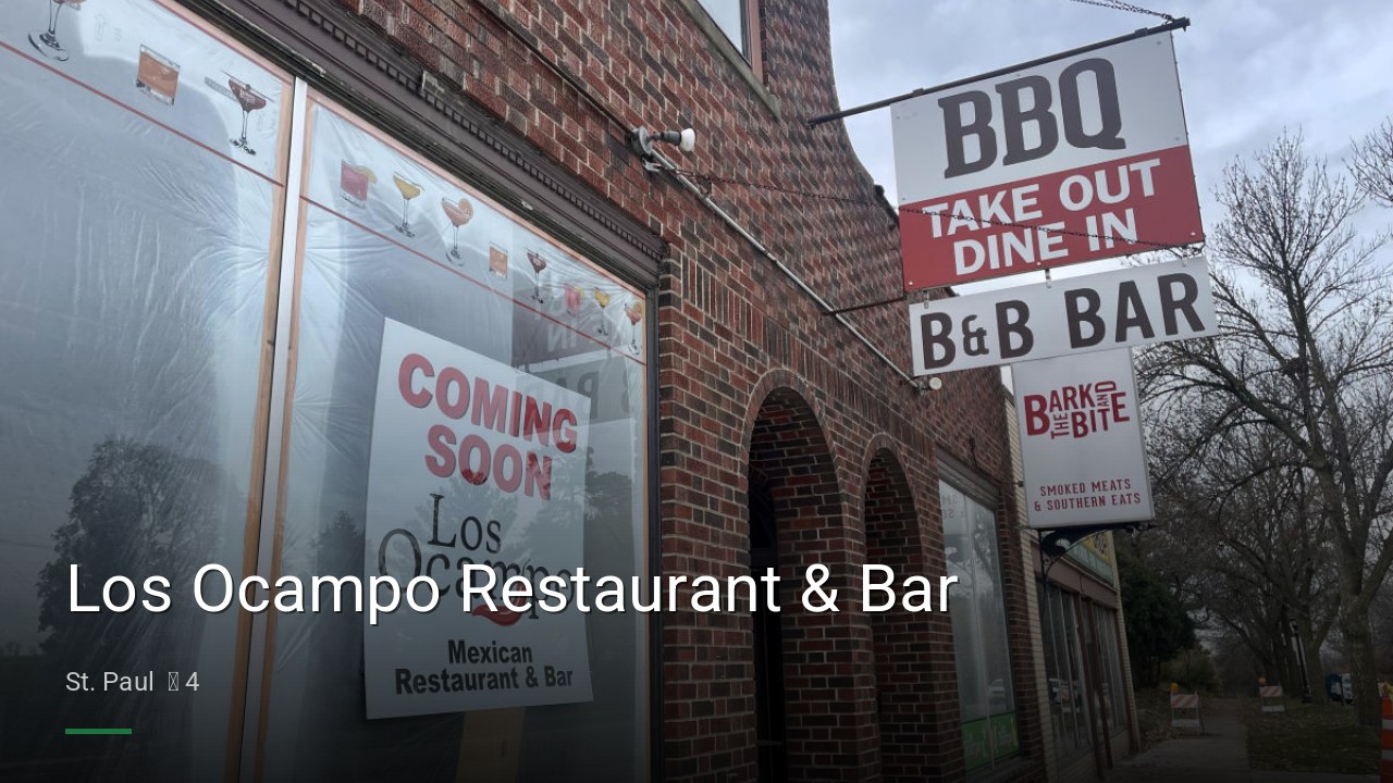 Los Ocampo Restaurant & Bar - Sports Bars in St. Paul